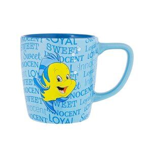 Disney Parks The Little Mermaid Flounder Personality Ceramic Coffee Cup Mug